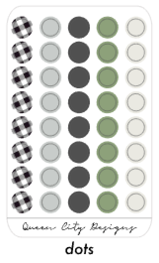 Farmhouse Color Palette - Transparent Matte Shape Stickers