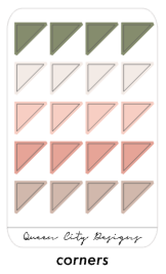 Magnolia Farms Color Palette - Transparent Matte Shape Stickers