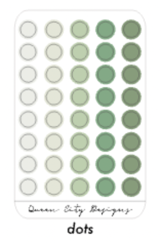 Greenhouse Color Palette - Transparent Matte Shape Stickers