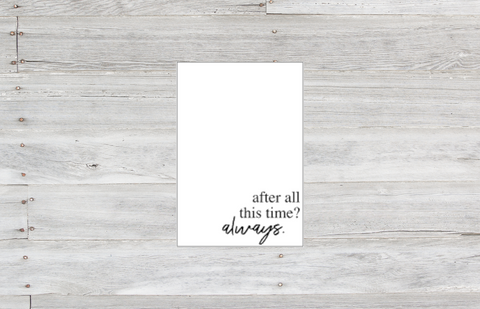 After all this time? Always. Dashboard ~ Vellum Dash for Ring Bound Planner