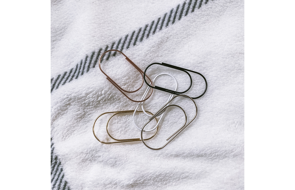 Large Paper Clip (2") - Silver, Gold, Rose Gold, White or Black