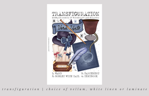 Transfiguration Dashboard ~ Choice of Vellum, White Linen or White Laminate -- CLA22